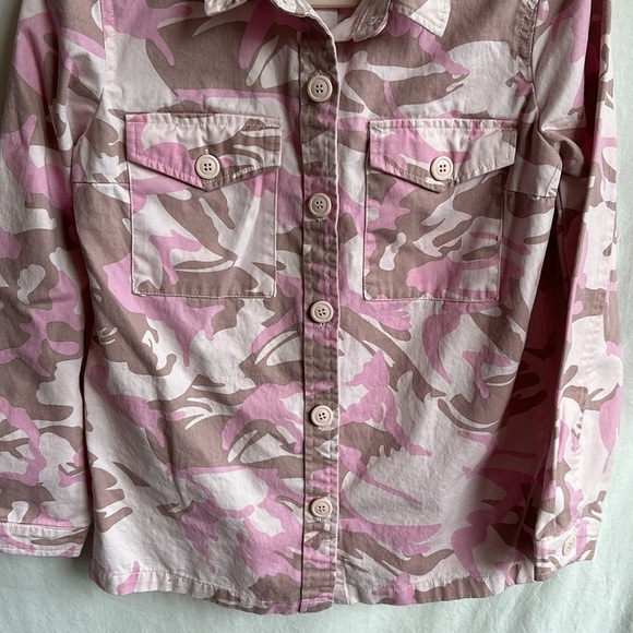 Madeline & Monroe pink, cream, and tan camo jacket, size S - Picture 3 of 8